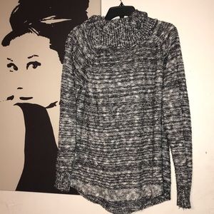 Cozy Cowl Neck Knit About Sweater